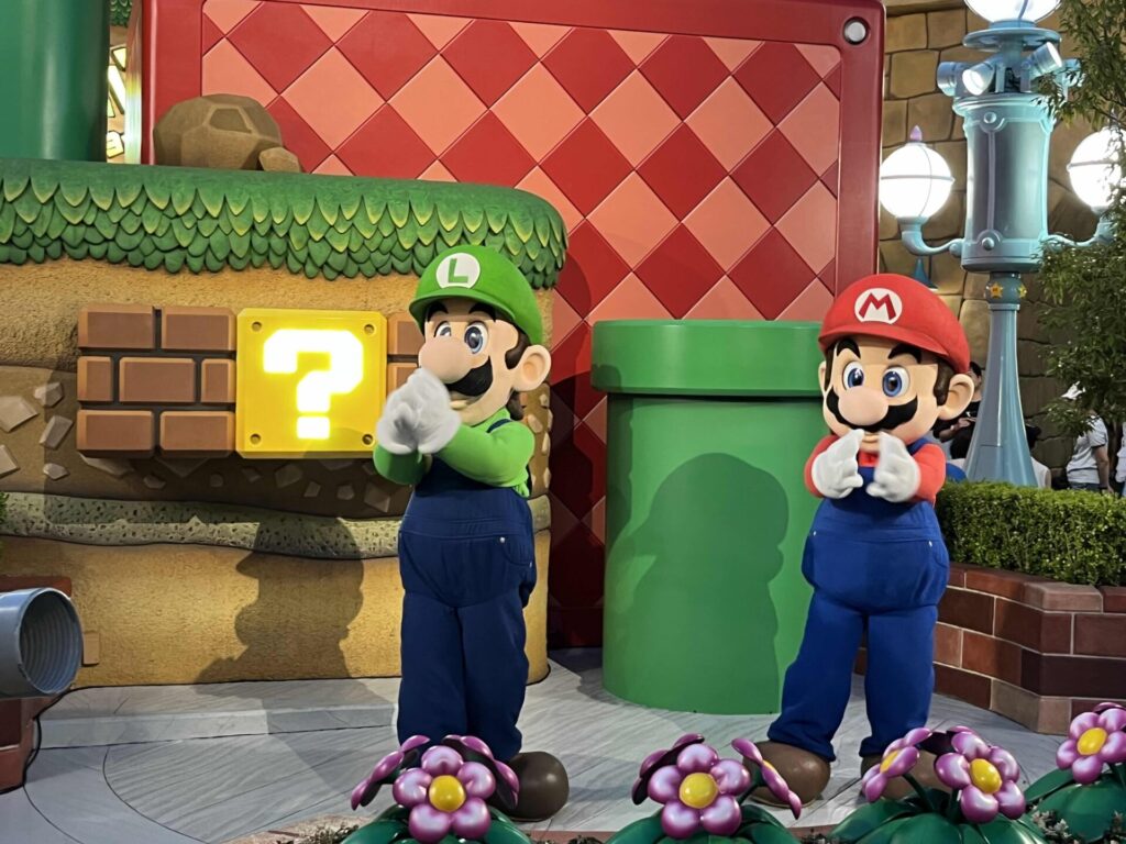 マリオとルイージと写真撮影も！